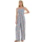 Womens Luxology Sleeveless Square Neck Floral Jumpsuit - image 1