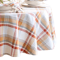 Threadmade Seneca Plaid Harvest Cotton Tablecloth - image 4