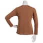 Womens Runway Ready Long Sleeve Milky Crew Neck Tee - image 3