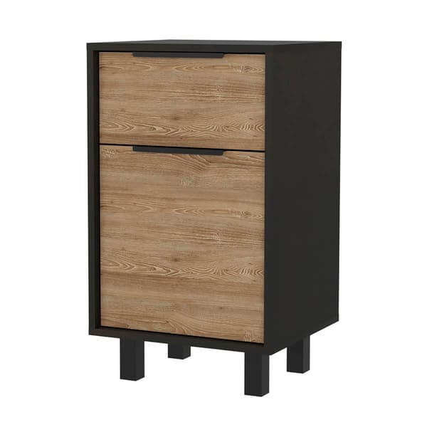 FM FURNITURE Dhaka Two-Tone Nightstand