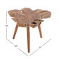 9th & Pike&#174; Brown Teak Accent Table - image 4