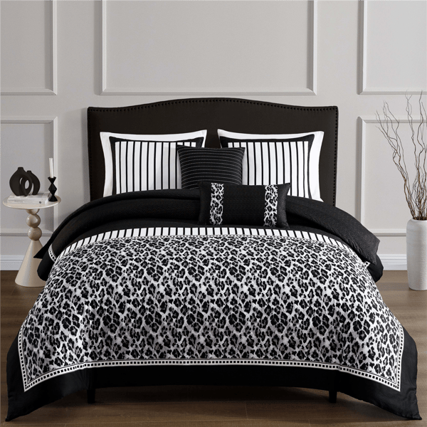 Bebejan Jaguar Sateen 5pc. Reversible Comforter Set - image 