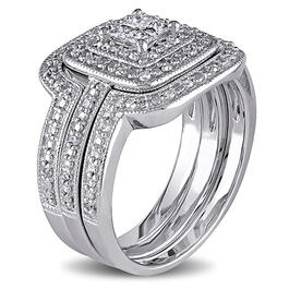 Loveblooms&#8482; 3/8ctw. Diamonds Bridal 3 Ring Set