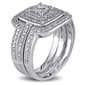 Loveblooms™ 3/8ctw. Diamonds Bridal 3 Ring Set - image 2
