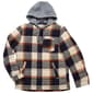 Mens Levi''s(R) Quilted Shirt Jacket w/ Hood - Brown Putty - image 1