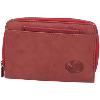 Large Double Zipper Wallet Berry | Jessica Moore