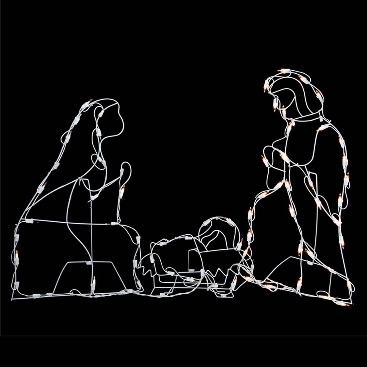 Northlight Seasonal 25.5in. Nativity Scene Outdoor...