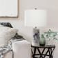 Lalia Home Marbleized Table Lamp w/White Fabric Shade - image 7