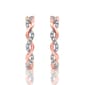 Diamond Classics(tm) Sterling Silver 1/10ctw. Twist Earrings - image 1
