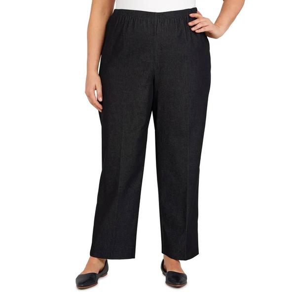 Plus Size Alfred Dunner Classics Black Denim Pants - Average - image 