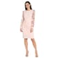Womens R&M Richards Sequin Sleeve Side Drape Dress - image 1