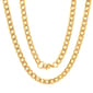 Mens Steeltime 18kt. Gold Plated & Accented Cuban Chain - image 1