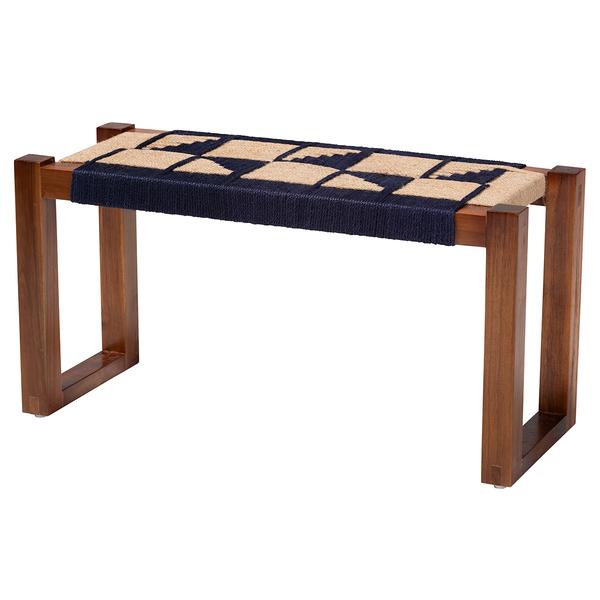 bali & pari Jerilyn Modern Bohemian Two-Tone Accent Bench