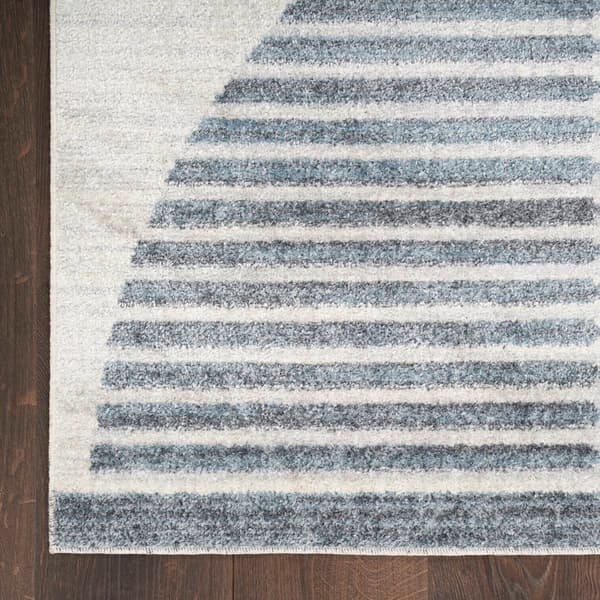 Nourison Astra Semi-Circles Rectangular Area Rug