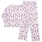 Petite Karen Neuburger Henley Chatty Cat Long Leg Pajama Set - image 1