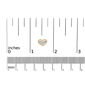 Haus of Brilliance 1/10ctw. Diamond Heart Gold Halo Stud Earrings - image 5