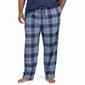 Mens Big & Tall Preswick & Moore(R) Silky Pajama Pants - Blue - image 1