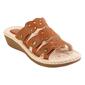 Womens Cliffs by White Mountain Caring Burnished Slide Sandals - image 1