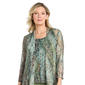 Womens R&M Richards 3pc. Abstract Metallic Crinkle Pant Set - image 5