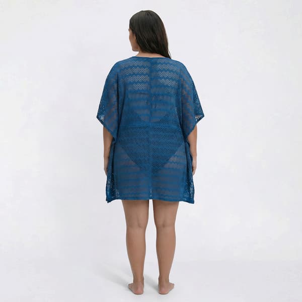 Plus Size Cover Me Crochet Kaftan Swim Cover Up