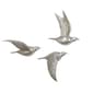 9th & Pike&#40;R&#41; Metallic Flying Bird Sculptures Wall Decor - Set Of 3 - image 1