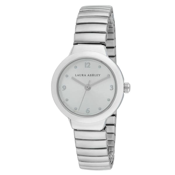 Women Laura Ashley(R) Kate Petite Expansion Watch - LA2087SS - image 