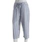 Womens Jordana Rose Seersucker Capri Pants - image 1