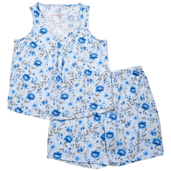 Plus Size Sophia by Rene Rofe(R) Floral Bermuda Pajama Set - image 