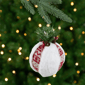 Northlight Faux Fur & Nordic Christmas Ball Ornament - 8in. - image 1