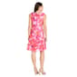 Petite R&M Richards Sleeveless Drape Neck Tier Shift Dress - image 2