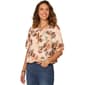 Petite Democracy Elb Blos Slv Scp Nk Bubbl Hem Top - image 1