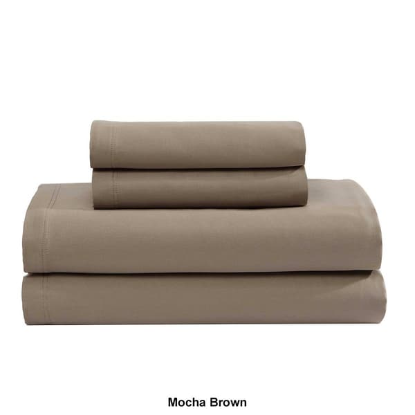 Calvin Klein Organic Earth Solid Cotton 4pc. 300 TC Sheet Set