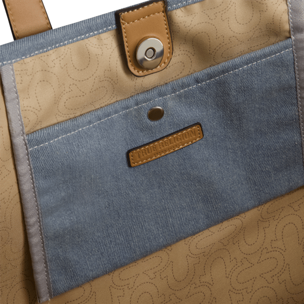True Religion Stitched Horseshoe Large Tote