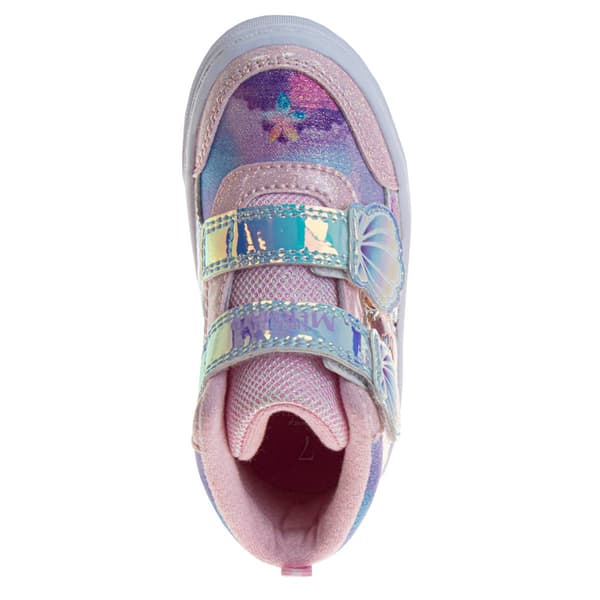 Little Girls Disney The Little Mermaid High Top Fashion Sneakers