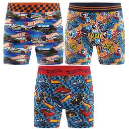 Toddler Boy Hot Wheels(tm) 3pk. Athletic Boxer Briefs