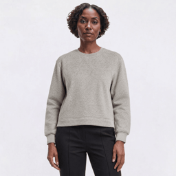 Petite Architect(R) Long Sleeve Embroidered Floral Sweater