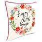 Jordan Manufacturing Little Things Wreath Outdoor Throw Pillow - image 2