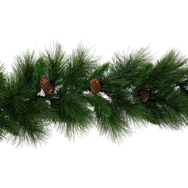 Northlight White Valley Pine Cones Artificial Christmas Garland