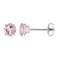 Gemstone Classics(tm) 14kt. Gold 1ctw. Morganite Stud Earrings - image 1