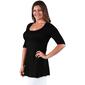 Plus Size 24/7 Comfort Apparel Elbow Sleeve Tunic - image 3