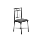 Monarch Specialties Modern 5pc. White Marble Dining Table Set - image 6