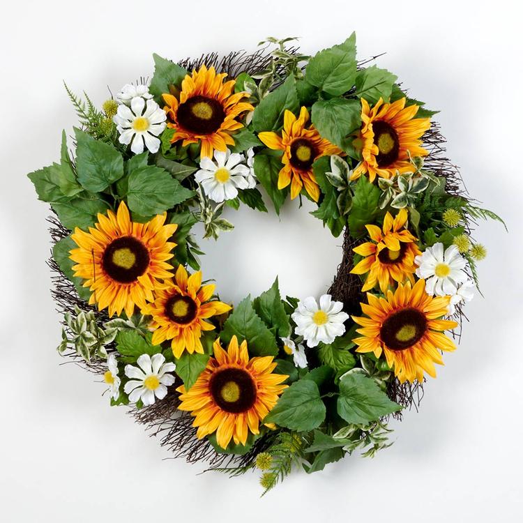 Sunflower/Rudeebeckia Vine Wreath