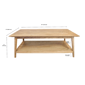 Fairway Avenue Home™ Solid Acacia Coffee Table - image 4