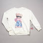 Girls (7-16) No Comment Love Teddy Bear Graphic Sweatshirt - image 2