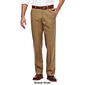 Mens Haggar&#174; Premium No Iron Khaki Classic Fit Flat Front Pant - image 4