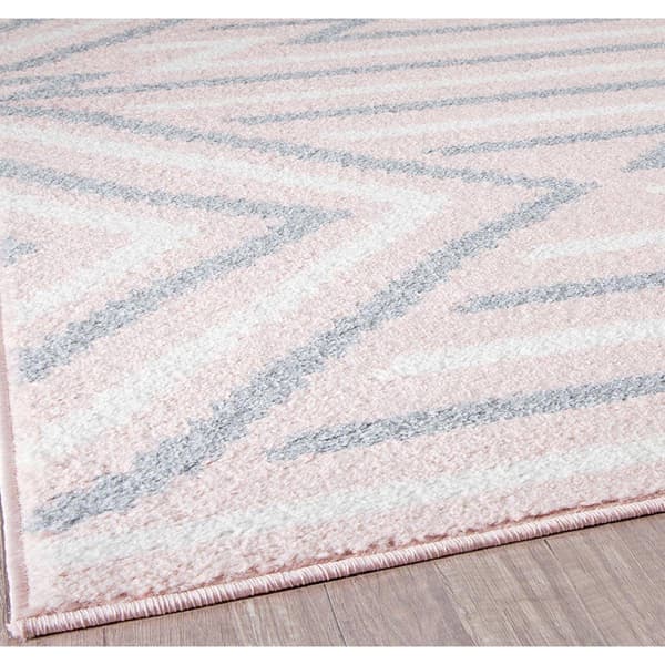 Rugs America™ Miko Strawberry Geometric Contemporary Area Rug