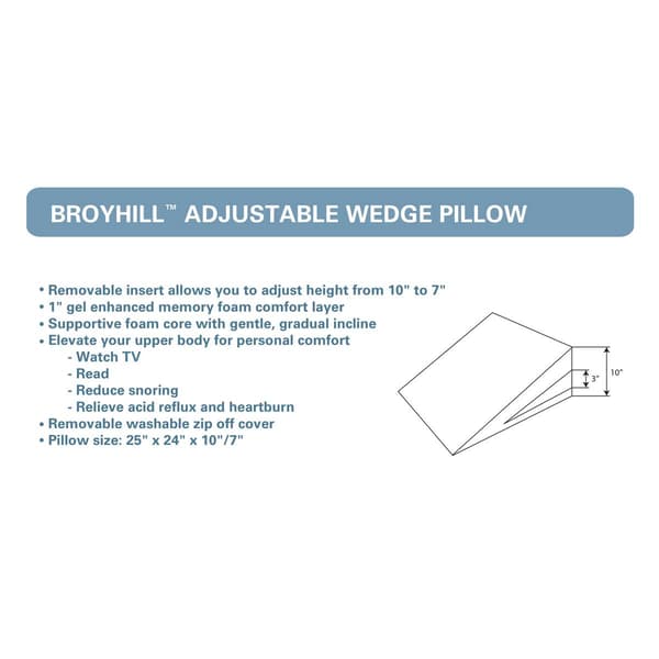 Thomasville&#174; Adjustable Gel Foam Wedge Pillow