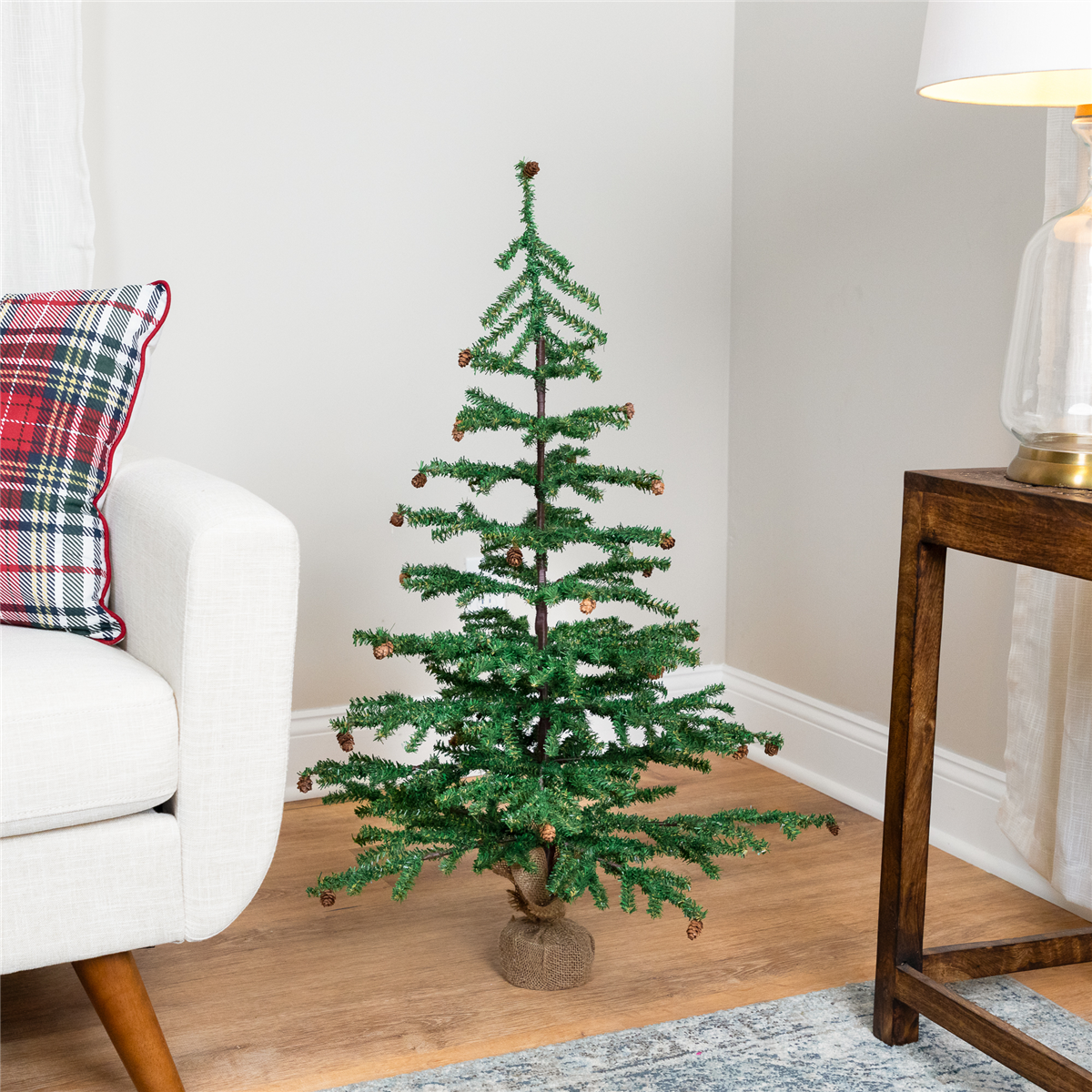 Northlight 3ft. Medium Christmas Tree with Mini Pine Cones