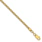 Gold Classics&#8482; 2.45mm. Semi-Solid Round Box Chain Necklace - image 2
