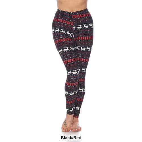 Womens White Mark Snowflake Leggings